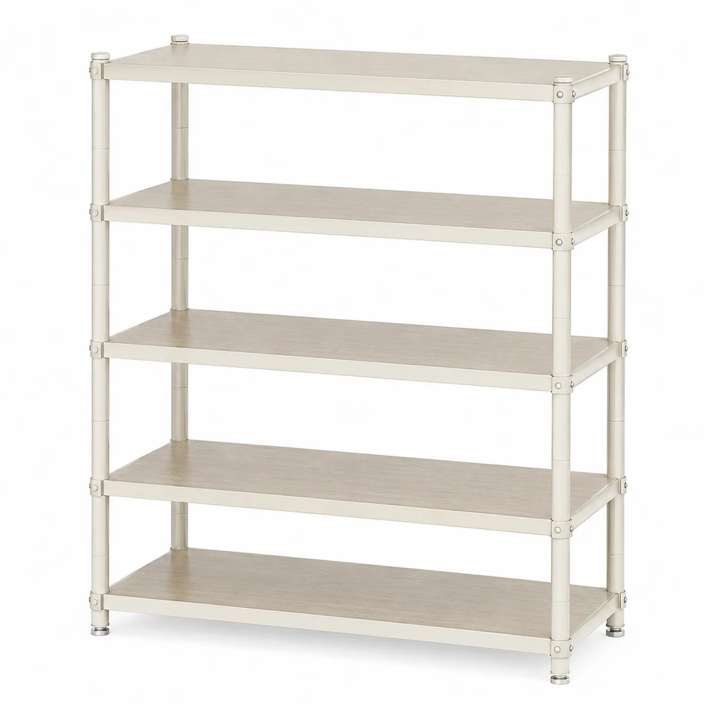 Scaffale a 5 livelli in Metallo Beige